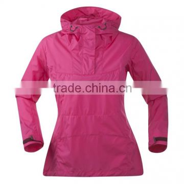 2014 innovative design lady's sweet packable wind jacket