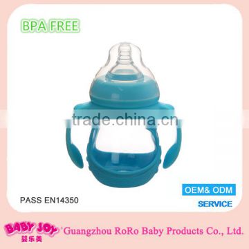 Guangzhou BPA Free High Borosilicate Glass Baby Feeding Bottle