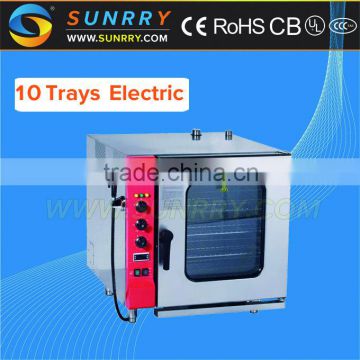 Industrial high efficiency 10 trays combi bakery machines single deck portable electric pizza oven for sale