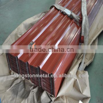 Color corrugated stainless steel roofing sheet