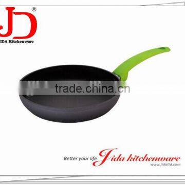 High quality Aluminum thick Pan with soft touch handle