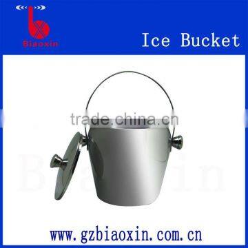 Stainless steel Cocktail Ice bucket with lid