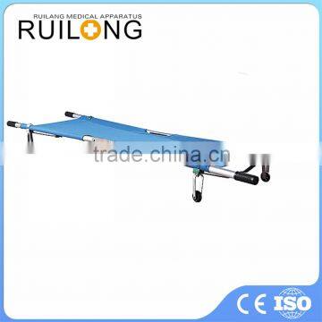 CE Approved Aluminum Emergency Two Folding Stretcher For Sale