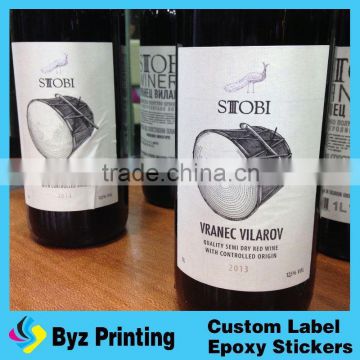 Automatic manual adhesive bottles labeling machine/heat transfer labels
