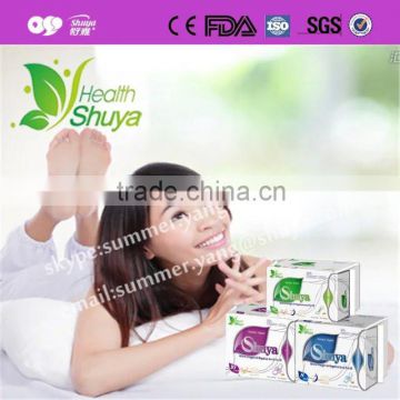 Guangxi shuya wholesale feminine hygiene pad for woman panties in china