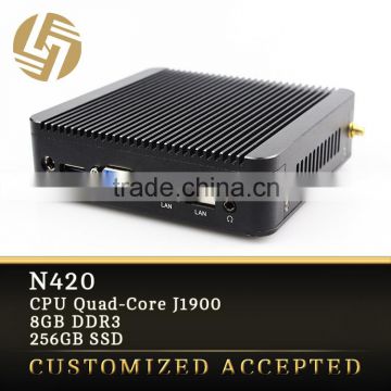Desktop computer J1900 Quad Core Turbo Boost 2.41GHz linux micro pc