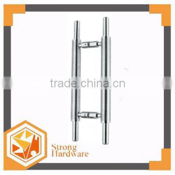 DH-009 H shape Stainless steel pulls lever glass doors handle ,sliding galss shower door handles double sided Door Handle