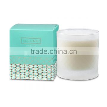 Illume Oceano Fancy Design Aroma Pure Soy Wax Candle in glass jar