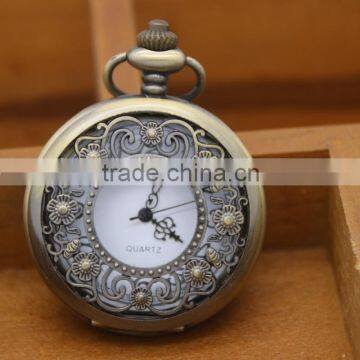 2016 hot sale china classic vintage pocket watch quartz pocket watches wholesale bulk