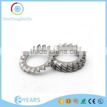 304 stainless steel external serrated lock washer