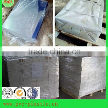 250 micron cylindrical box and folding box clear rigid PVC plastic in sheet