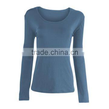 Yiwu Market Women's Stretch Fleece Elastic Warm Long Under Shirts