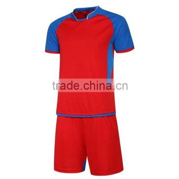 custom soccer uniform high quality soccer team kit blue soccer jersey