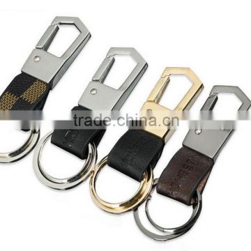 Boshiho Genuine Leather custom neck strap key chain