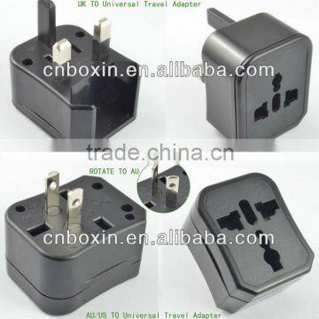 Latest 10A 250V travel unviersal power plug adapters wtih plastic box