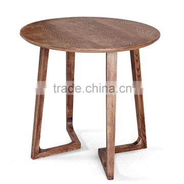 Hotsale small wood round dining table round coffee table round center table