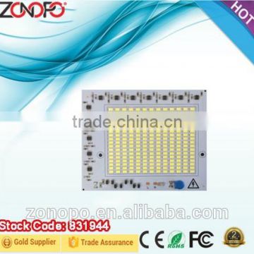 100w 150mm length aluminum flood light 80ra 80lm ac motor pcb board economy chip on board led