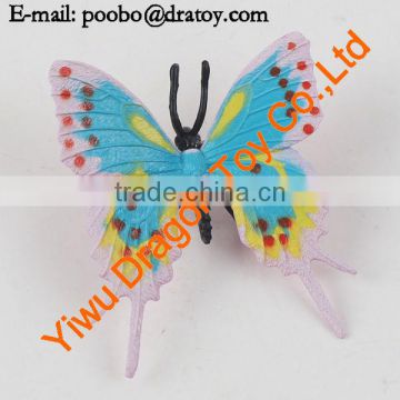 Interesting gifts Colorful plastic toy butterfly statues