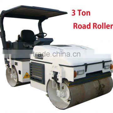 3 ton double drum hydraulic vibratory road roller for sale