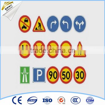Aluminum Diamond-shaped with yellow background and black border warning sign board