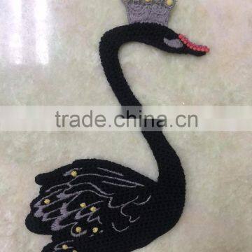 new crochet cotton animal applique design