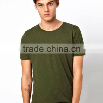 men's crew neck cotton tee shirt