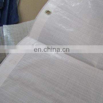 White Durable Sunshade Tarpaulin Sheet In Standard Size
