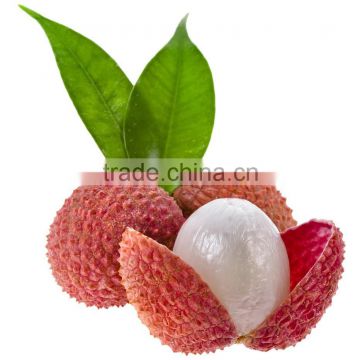 Manual pick fresh lychee in tin