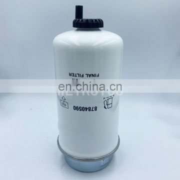 Construction Machinery parts Fuel water separator Filter 87801285