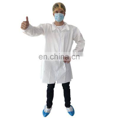 Antistatic Microporous Lab Coats Disposable Overall