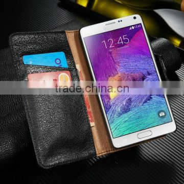 2015 Newst Leather Cover Case For Samsung Galaxy Note 4, For Samsung Galaxy Note 4 Case, For Samsung Galaxy Note 4