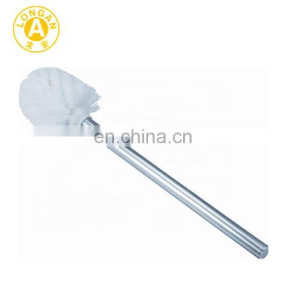 High Quality Custom Stainless Steel Long Handle Cleaning Disposable Bottle Toilet Brush Cleaner With Makeup Brush Head