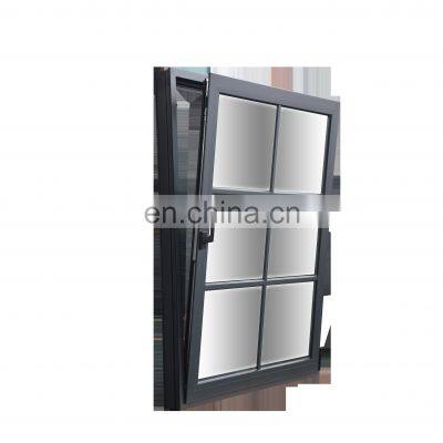 Australian standard water proof hurricane impact aluminum frame tilt and turn windows