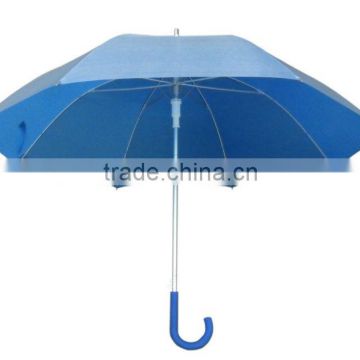 blue color-changable fabric &aluminum shaft umbrella