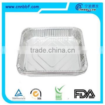 Aluminum Foil Rectangle Containers For Food Packaging