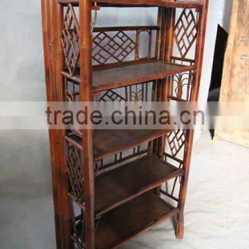 Recycle Wood Furniture bamboo bookshelf