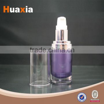 Packaging Wholesale Fancy Pretty Hot Stamping airless cosmetic bottles 50ml