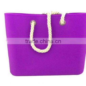 Eco-friendly approved waterproof candy color silicone beach bag