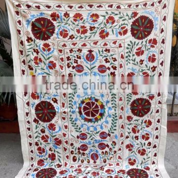 Real Hand Embroidery Suzani Bed spreads