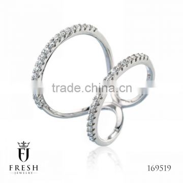 Fashion 925 Sterling Silver Ring - 169519 , Wholesale Silver Jewellery, Silver Jewellery Manufacturer, CZ Cubic Zircon AAA
