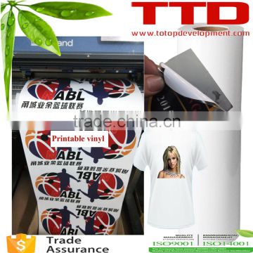 t-shirt vinyl flim , Pu Heat transfer vinyl reflective film for T-shirt ECO Solvent Ink