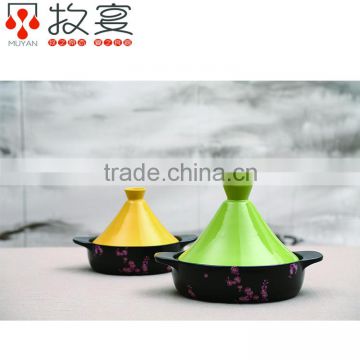 Chaozhou MUYAN heat-resistant ceramic sauce pot casserole special shape warm keeping cookware