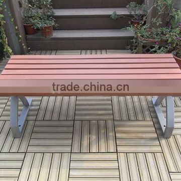 2015 New Design Hot Sale China Morden Garden Bench Wooden Slats