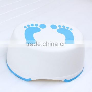 High quality toilet spotty anti-slip children plastic step stool