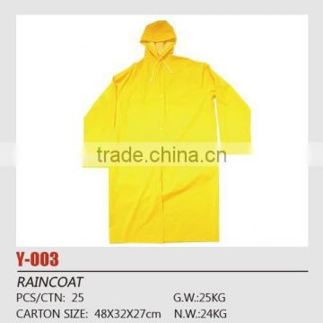 pvc rain coat