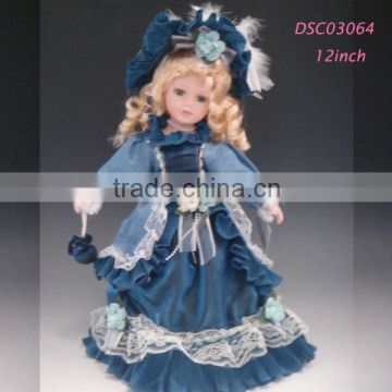 Promotions product Newest custom fashionable victorian doll porcelain dolls
