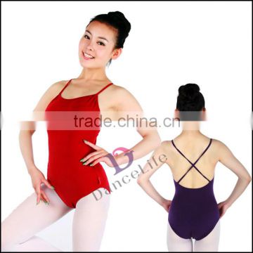 A2035 High Quality Cotton Lycra Ballet Dance Leotards /Basic Camisole/Gymnastic Leotard