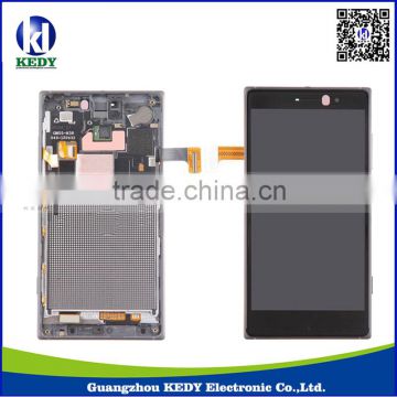 100% Spotless Original Replacement LCD Screen with Digitizer for Nokia Lumia 830 with Frame Assembly