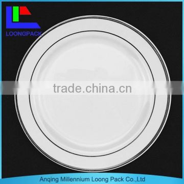 Fashionable Wholesale Customized Printed Dish Tray Plastic Plate QXL013