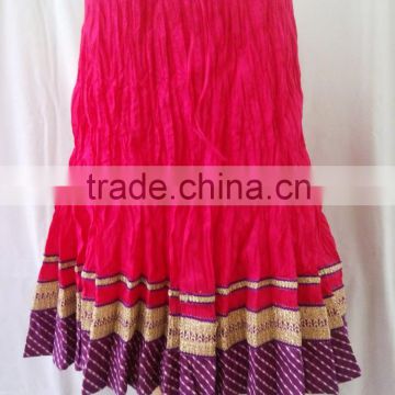 Shop Online Beach Wear Cotton Mini Skirt At JaipurOnline Offering Best Prices